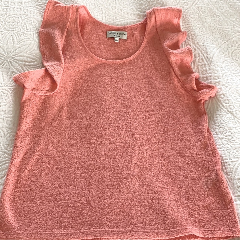 Ruffle MADEWELL shirt, like new never worn